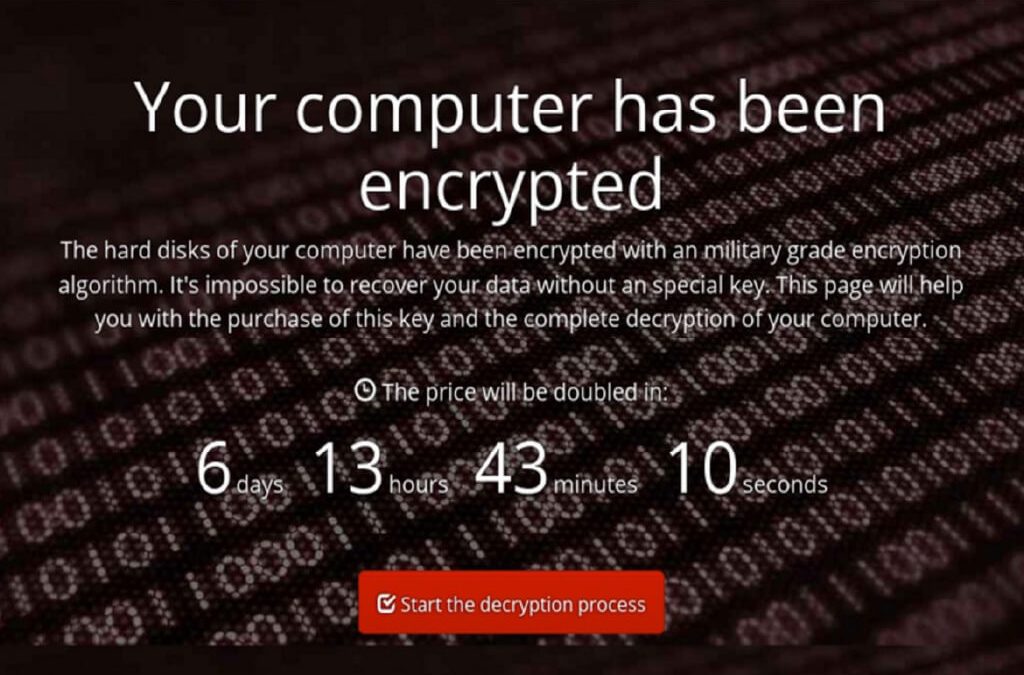 Nouvelle Alerte Ransomware PETYA